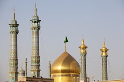 Minaret of Mirza Ali Akbar Mosque in Ardabil, Iran Architecture Stock ...