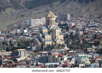 Holy Trinity Cathedral In Tbilisi