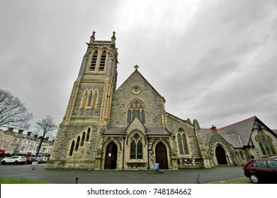 Holy Trinity Church  In Llandudno In North Wales In Winter