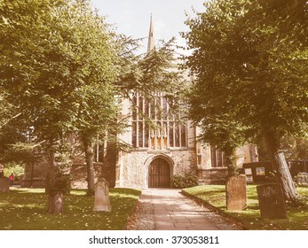 Holy Trinity Church Stratford Upon Avon Art Holy Trinity Church, Stratford-upon-avon, Warwickshire Stock Photo