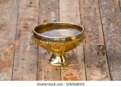 holy water in the bowl, Christianity