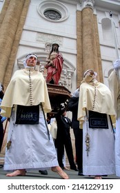 Holy Week Rites - The EcceHomo - Procession of Mysteries in Taranto, Puglia, Italy. March 2018