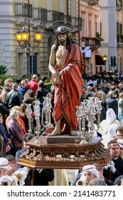 Holy Week Rites - The EcceHomo - Procession of Mysteries in Taranto, Puglia, Italy. March 2018