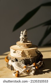 Home Altar With Small Figurines