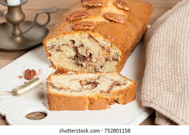 Home Baked Cinnamon Pecan Cake