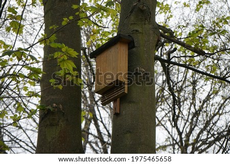 Home for bats. Marzahn-Hellersdorf, Berlin, Germany