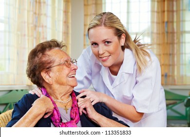 A Home Care Nurse Visits A Patient