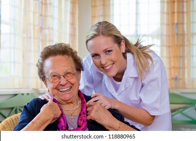 A Home Care Nurse Visits A Patient