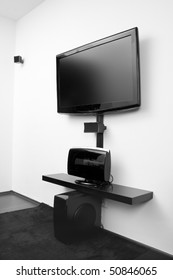 Home Cinema System With Flat Screen Tv