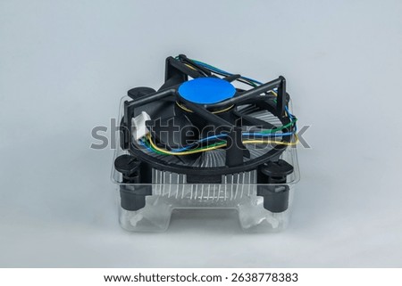 Home computer CPU high power fan static object