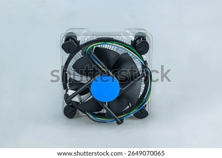Home computer CPU high power fan static object