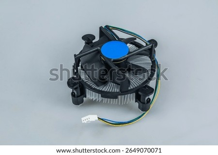 Home computer CPU high power fan static object