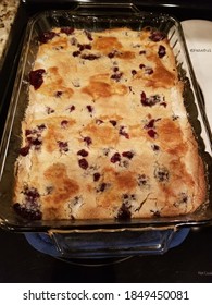 Home Cooked Blackberry Cobbler Fresh Out Of The Oven