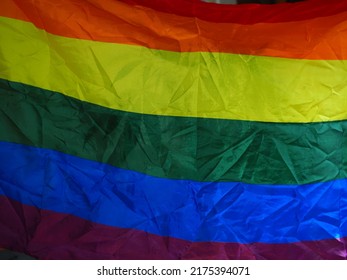 Home Cultivation Of Cannabis On The Background Of The LGBT Flag