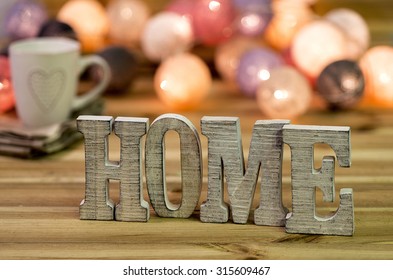 For Home Decorating Inside; Letters Of 