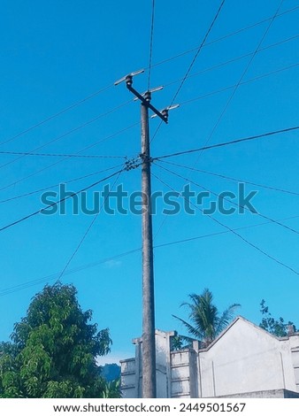 Home electrical installations in rural areas are very complicated 商業照片 © 