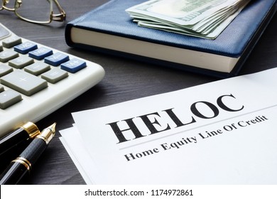 Home Equity Line Of Credit HELOC Documents.