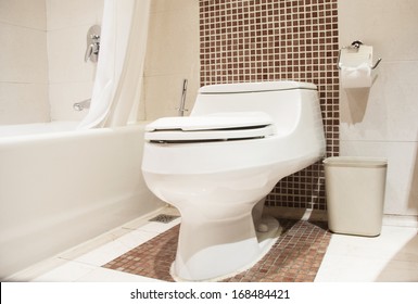 Home Flush Toilet (toilet Bowl, Paper)