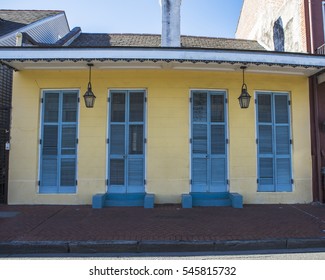 A Home In The Frensch Quarter Of New Orleans In Louisiana.