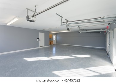 Home Garage Interior - Shutterstock ID 414457522