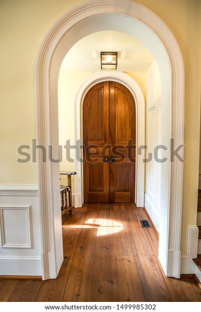 Home House Arch Doorway Entrance Solid Stock Photo Edit Now