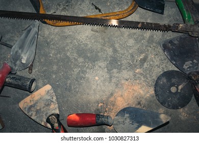 Home Improvement Working Tools Background Space For Text