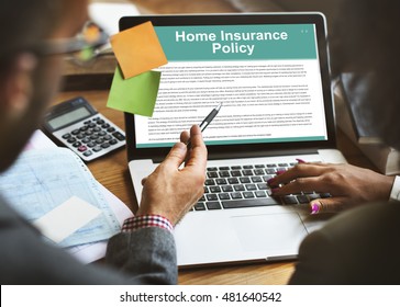 Home Insurance Policy Form Concept