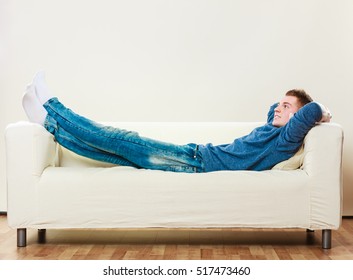 Laying On Couch Images, Stock Photos & Vectors | Shutterstock