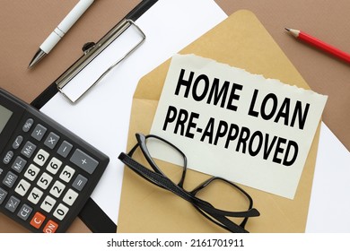 Home Loan Pre Approval Text On Stock Photo 2161701911 | Shutterstock