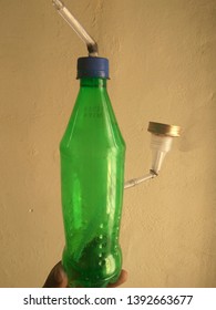 Home Made Bong With Plastic  Bottle 