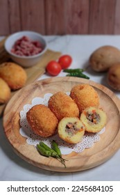 Home made croquette, made by mama Anjani - Shutterstock ID 2245684105