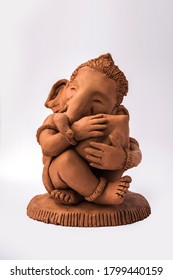 Home Made Eco Friendly Ganesha Or Ganpati Idol For Ganesh Chaturthi Or Festival