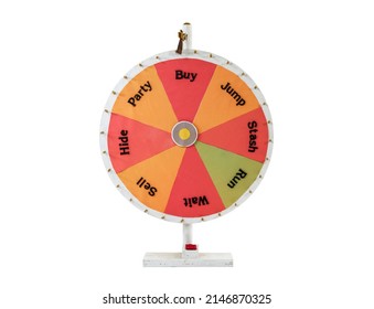 Home made financial advisor investment routlete spin wheel.