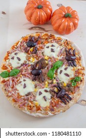 Home Made Halloween Pizza