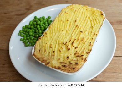 Home made Shepherd's Pie with Boiled Green Pea