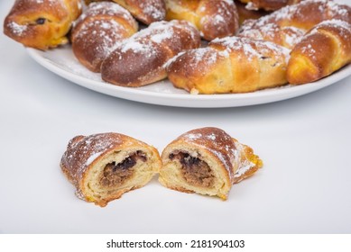 Home Made  Sourdough Rolls With A Filling.