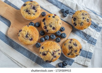 home made sweet blueberry muffins