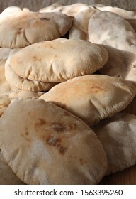 Home Made Whole Wheat Pita Bread.