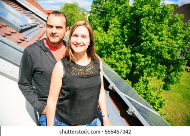 Home Owners Are Happy With Solar Panels On His Roof