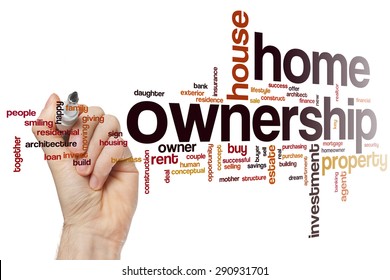 Home ownership word cloud concept - Shutterstock ID 290931701