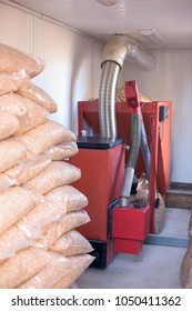 Home Pellet Burner Instalation And Wooden Biomass