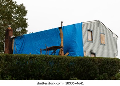 Home Repair After A Fire House Burnt Window