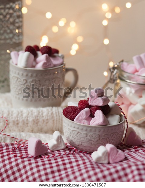 Home Saint Valentines Day Party Heart Stock Photo Edit Now