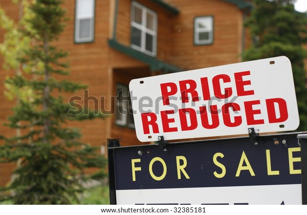 home-sale-price-reduced-sign-stock-photo-edit-now-32385181