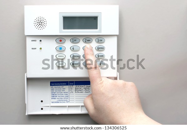 Home Security Alarm System Keypad Stock Photo 134306525 | Shutterstock