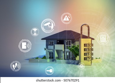 home security concept abstract