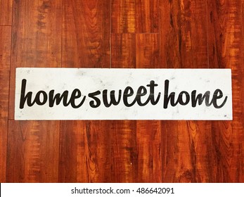 Home Sweet Home Wooden Sign