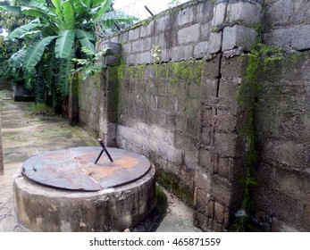 A Home Water Well In Nigeria. This Type Of Well Is Generally Found In Majority Of Low Income Homes In Nigeria. 