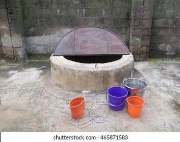 A Home Water Well In Nigeria. This Type Of Well Is Generally Found In Majority Of Low Class Income Homes In Nigeria. It Is The Major Source Of Drinking Water