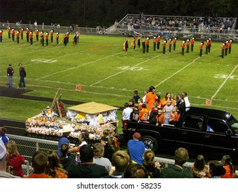 Homecoming Float @ High-school Football Game